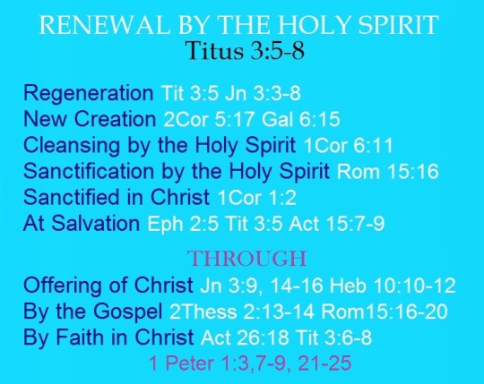 Renewal By the Holy Spirit